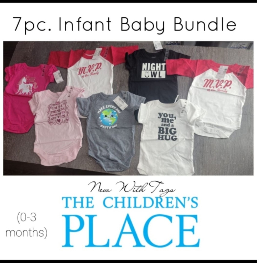 NEW 7pc Baby Girl's Wanzie Bundle (0-3moths)